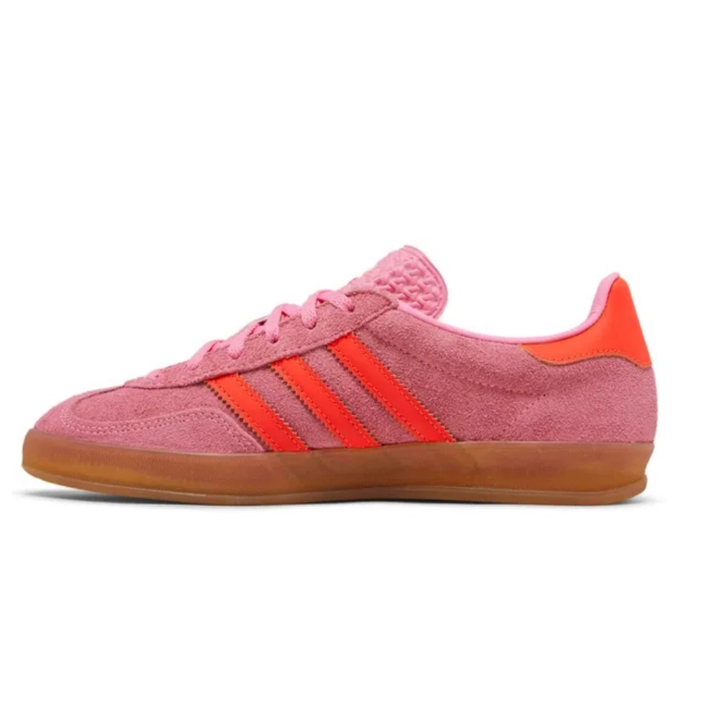 Adidas Women’s Gazelle Indoor Beam Pink Solar Red - Picture 4 of 9